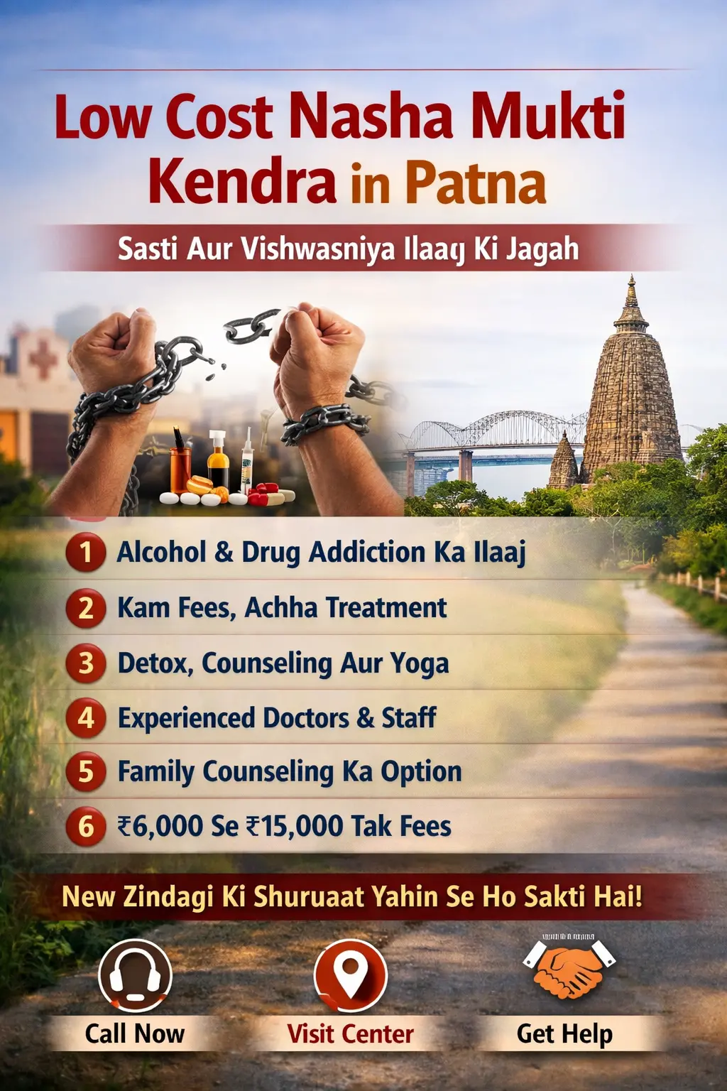 Low Cost Nasha Mukti Kendra in Patna