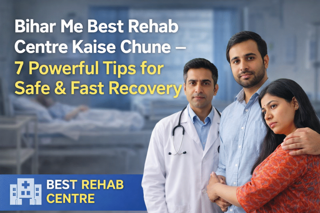Bihar me Best Rehab centre kaise chune
